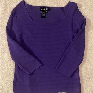 J.A.C. Purple Long Sleeve Top